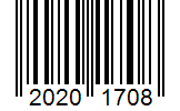 Barcode 20201708