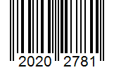 Barcode 20202781