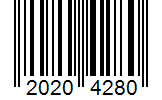 Barcode 20204280