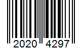Barcode 20204297