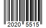 Barcode 20205515