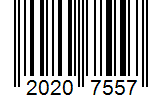Barcode 20207557