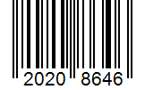 Barcode 20208646