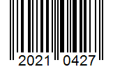 Barcode 20210427