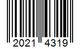 Barcode 20214319