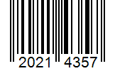 Barcode 20214357