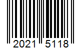 Barcode 20215118