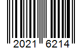 Barcode 20216214