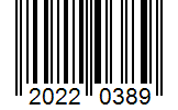 Barcode 20220389