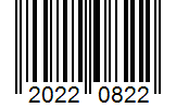 Barcode 20220822