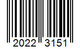 Barcode 20223151