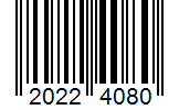 Barcode 20224080