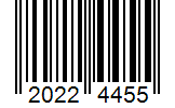Barcode 20224455