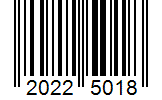 Barcode 20225018