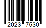 Barcode 20237530