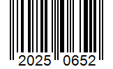 Barcode 20250652