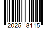 Barcode 20258115
