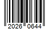 Barcode 20260644
