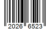 Barcode 20266523