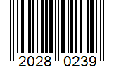 Barcode 20280239