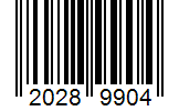 Barcode 20289904