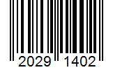 Barcode 20291402