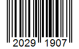 Barcode 20291907