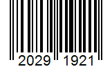 Barcode 20291921
