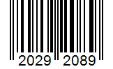 Barcode 20292089