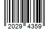 Barcode 20294359