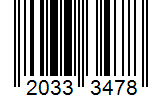 Barcode 20333478