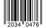 Barcode 20340476