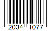 Barcode 20341077