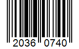 Barcode 20360740