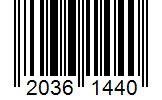 Barcode 20361440