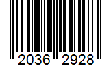 Barcode 20362928