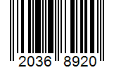 Barcode 20368920