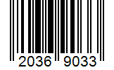Barcode 20369033