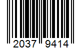 Barcode 20379414