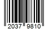 Barcode 20379810