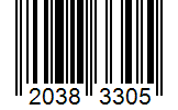 Barcode 20383305