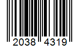 Barcode 20384319