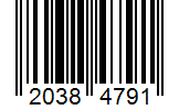 Barcode 20384791