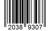 Barcode 20389307