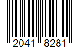 Barcode 20418281