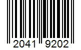 Barcode 20419202