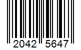 Barcode 20425647