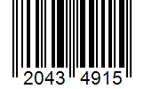 Barcode 20434915