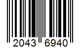 Barcode 20436940