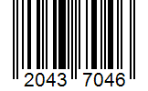 Barcode 20437046